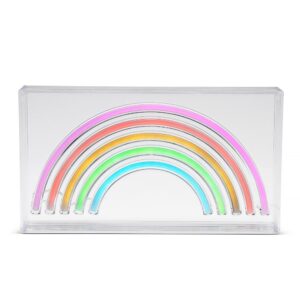 The Source - Boxed Rainbow Light Neon - Φωτιστικό σε Σχήμα Ουράνιου Τόξου