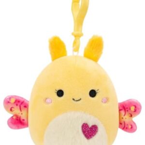 Squishmallows Λούτρινo Μπρελόκ 9εκ. Valentine - Miry SQCP00167