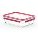 Φαγητοδοχείο Γυάλινο Διάφανο Tefal Masterseal N10411 2lt Red