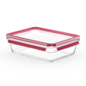 Φαγητοδοχείο Γυάλινο Διάφανο Tefal Masterseal N10411 2lt Red