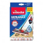 Ανταλλακτικό Παρκετέζα Vileda με Μικροίνες Ultramax Microfibre 2 in 1 2τμχ