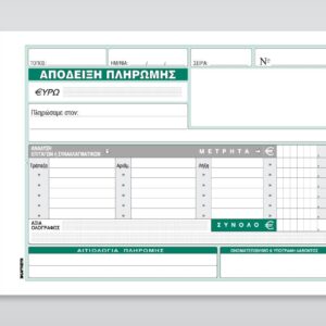 ΑΠΟΔΕΙΞΗ ΠΛΗΡΩΜΗΣ ΜΕ ΑΝΑΛΥΣΗ (231Β) 50Χ3 13Χ19