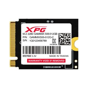 SSD Adata Gammix S55 512GB M.2 PCI Express 4.0