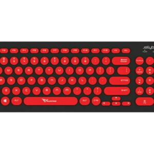 Keyboard Alcatroz Jellybean A200 Wireless Black/Red US