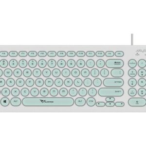 Keyboard Alcatroz Jellybean A200 Wireless White/Mint US
