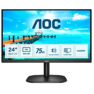 Monitor AOC 24B2XHM2 23.8 ", VA, 1920x1080, 4 ms, 75 Hz, Flat screen