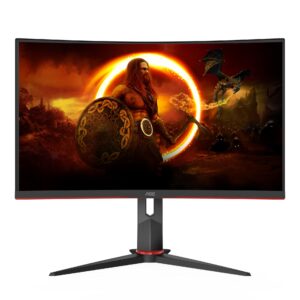 Gaming Monitor AOC CQ27G2S/BK 27", VA, 2560x1440, 4ms, 165Hz, Curved