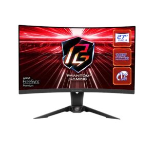 Gaming Monitor Asrock PG27Q15R2A 27", VA, 2560x1440, 1ms, 165Hz, Curved