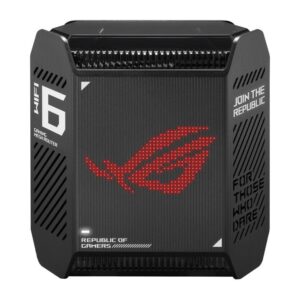 ASUS ROG Rapture GT6 AX10000 AiMesh 1 Pack 90IG07F0-MU9A10 Black
