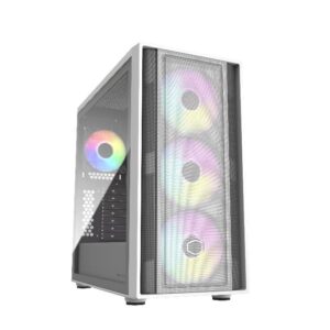 Computer Case CoolerMaster MasterBox 600 Gaming Midi Tower White