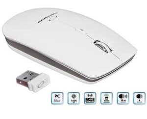 Mouse Esperanza Wireless Optical EM120W Nano Usb White