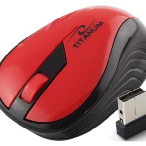 Mouse Esperanza TM114R Wireless USB Red