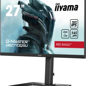 Gaming Monitor IIYAMA GB2770QSU-B5 27 ", IPS, 2560x1440, 0.5 ms, 165 Hz, Flat screen