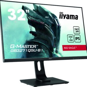 Gaming Monitor Iiyama G-Master GB3271QSU-B1 31.5", IPS, 2560x1440, 1ms, 165Hz