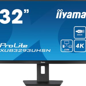 Monitor Iiyama Prolite XUB3293UHSN-B5 31.5", IPS, 3840x2160, 4ms, 60Hz