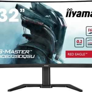 Gaming Monitor Iiyama G-Master GCB3280QSU-B1  31.5 , VA, 2560x1440, 0.2ms, 165Hz, Curved