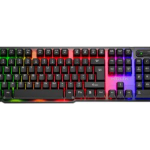 Keyboard Krux Solar RGB  Wired USB US Black