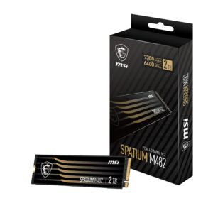 SSD MSI Spatium M482 2TB M.2 NVMe PCI Express 4.0