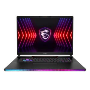 Laptop MSI Raider GE78HX 14VHG-601US 17" 2560x1600 IPS 240Hz i9-14900HX,64GB,2TB ssd,Nvidia GeForce RTX 4080 12GB,W11H,Black,Backlit US
