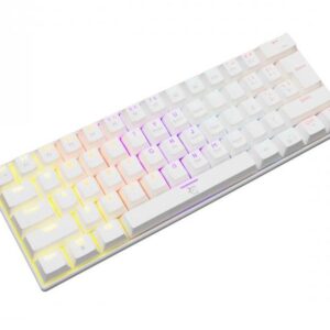Gaming Keyboard White Shark Shinobi RGB Outemu Red Switches White US