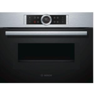Φούρνος Μικροκυμάτων Εντοιχιζόνενος Bosch CMG633BS1 45lt Grill Inox