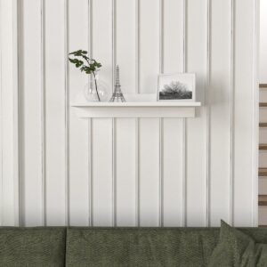 Ράφι Τοίχου EMBER Λευκό Μοριοσανίδα/Μελαμίνη 60x24x12cm