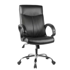 Καρέκλα Γραφείου MEΛITH Μαύρο PU 60x71x105-113cm
