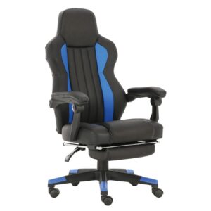 Καρέκλα Γραφείου Gaming ΔΩΡΑ Μπλε PU 64x71x113-121cm