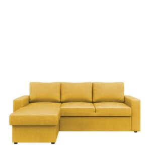 Καναπές Κρεβάτι Γωνιακός SOFIA Melon 220x155x81cm