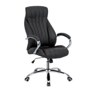 Καρέκλα Γραφείου AYR Μαύρο PU 78x64.5x115-123cm