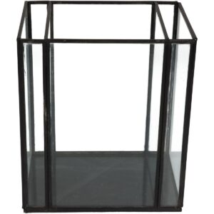 Κηροπήγιο Μαύρο Μέταλλο 18x13x21cm