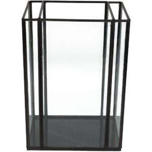 Κηροπήγιο Μαύρο Μέταλλο 18x13x26cm