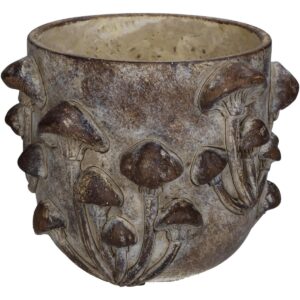 Κασπώ Μανιτάρι Καφέ Τσιμέντο 18.5x18.5x14.5cm