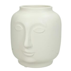 Βάζο Λευκό Κεραμικό 14.6x13x14.8cm