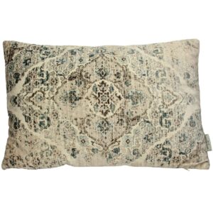 Μαξιλάρι Vintage Μπεζ Βελούδο 40x60cm