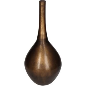 Βάζο Μπρονζέ Αλουμίνιο 18x18x41cm