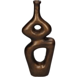 Βάζο Μπρονζέ Αλουμίνιο 11x5x29cm