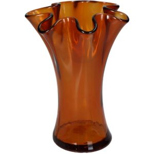 Βάζο Amber Ανακυκλωμένο Γυαλί 20x20x23cm