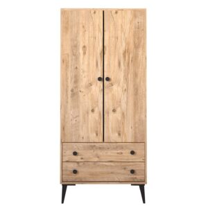 Ντουλάπα Δίφυλλη AMARI Δρυς Μοριοσανίδα 82x48x180cm