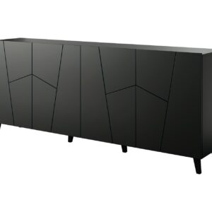 Συρταριέρα CAMA MEBLE ETNA KOM200 CZ Black