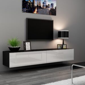 Έπιπλο τηλεόρασης CAMA MEBLE RTV VIGO180 c/b 40x180x30 cm