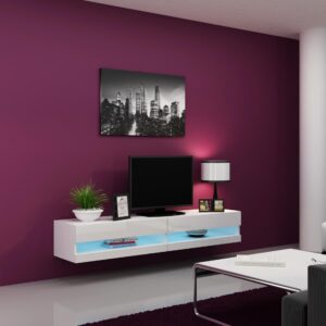 Έπιπλο τηλεόρασης CAMA MEBLE RTVVIGO180N b/b 40x180x30 cm