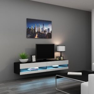 Έπιπλο τηλεόρασης CAMA MEBLE RTVVIGO180N c/b 40x180x30 cm
