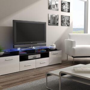 Έπιπλο τηλεόρασης CAMA MEBLE EVORA WE/BI 39x194x48cm