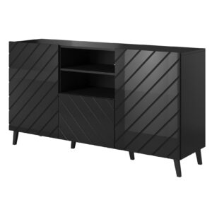 Συρταριέρα CAMA MEBLE ABETO KOM150 CZ Black