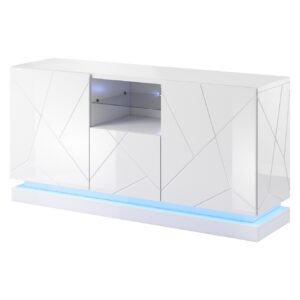 Συρταριέρα CAMA MEBLE QIU KOM2D1K BI White 41.5x150x75 cm