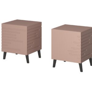 Κομοδίνο CAMA MEBLE NOVA SZF RO 44x40x52cm Pink