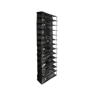 Κρεμαστή Θήκη με 26 Τσέπες για Παπούτσια 160 x 55 x 16 cm Χρώματος Μαύρο Hoppline HOP1000102-1
