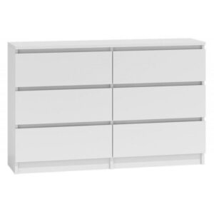 Συρταριέρα TOPESHOP M6 120 BIEL 2X3 White 30x120x77cm