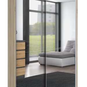 Ντουλάπα ρούχων TOPESHOP IGA 120 SON A KPL Νοβοπάν, Sonoma oak, 61x120x200cm